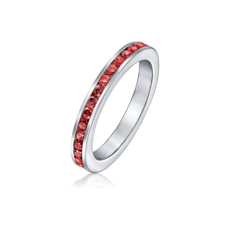 Ruby Eternity Band Ring ｜ エタニティリング・ホワイトゴールド