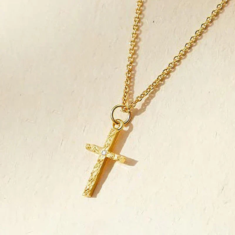 Cross Initial Necklace Set ｜ ネックレスセット・ゴールド