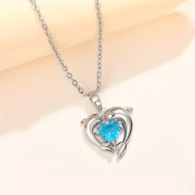 Oceanheart Twins Necklace ｜ ネックレス・ホワイトゴールド