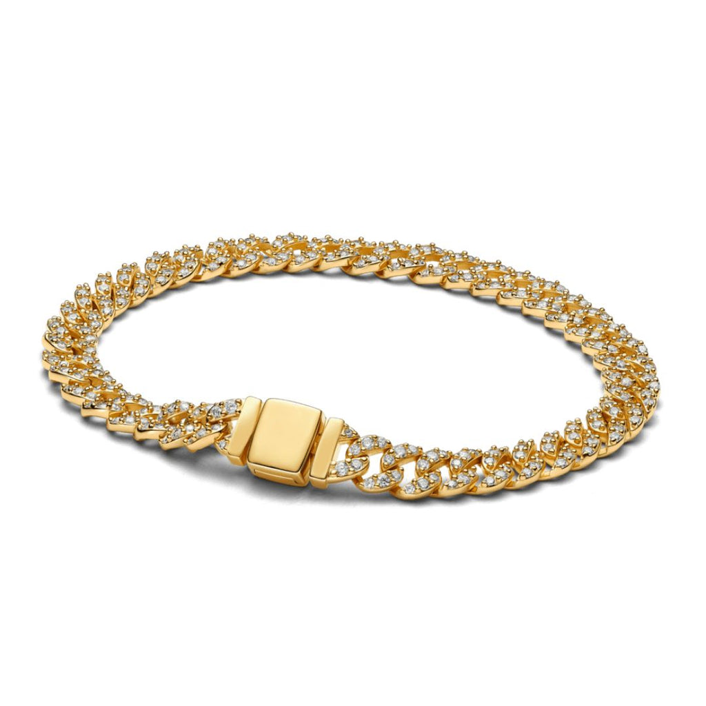 Pave Cuban Bracelet ｜ ブレスレット・ゴールド