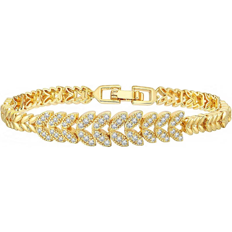 Everleaf Tennis Bracelet ｜ テニスブレスレット・ゴールド