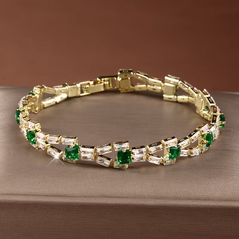 Verde Link Tennis Bracelet ｜ テニスブレスレット・ゴールド