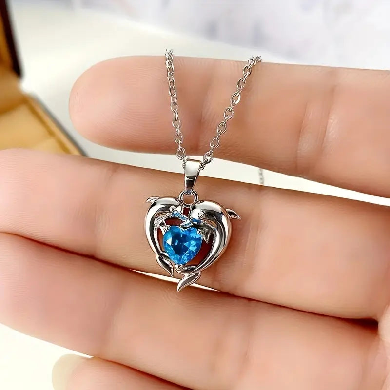 Oceanheart Twins Necklace ｜ ネックレス・ホワイトゴールド