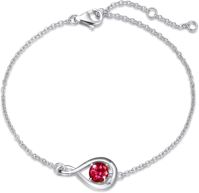 Ruby Infinity Bracelet ｜ ブレスレット・ホワイトゴールド