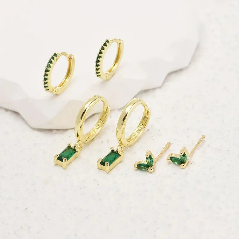 Fiorenza Viridelle Earrings Set ｜ ピアスセット・ゴールド