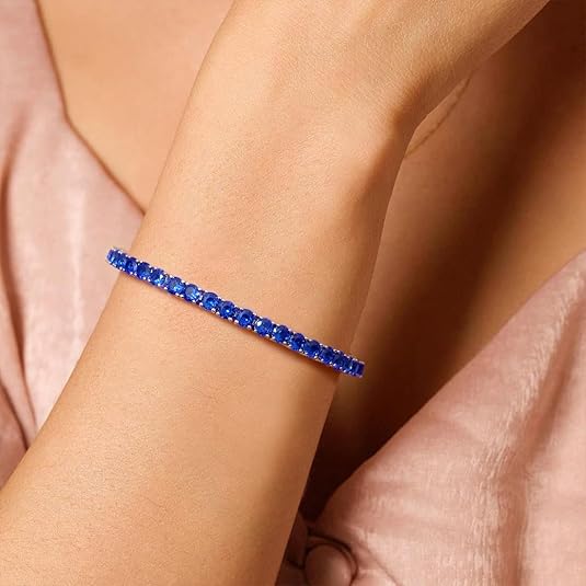 Sapphire Tennis Bracelet ｜ テニスブレスレット・ホワイトゴールド