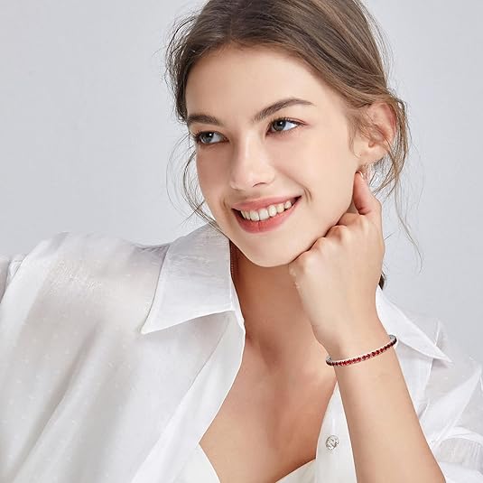 Ruby Tennis Bracelet ｜ テニスブレスレット・ホワイトゴールド