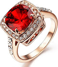 Ruby Halo Statement Ring ｜ ルビーリング・ローズゴールド