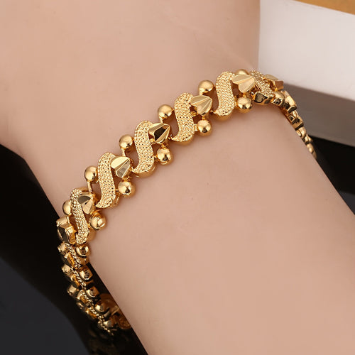 Lily Ornate Wave Bracelet ｜ ブレスレット・ゴールド