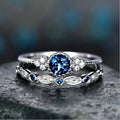 Sapphriel Crown Ring Set ｜ リングセット・ホワイトゴールド