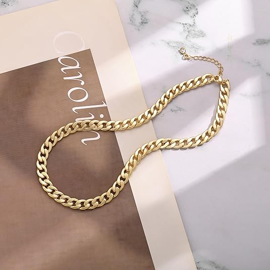 Chunky Cuban Link Necklace ｜ ネックレス・ゴールド