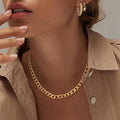 Chunky Cuban Link Necklace ｜ ネックレス・ゴールド