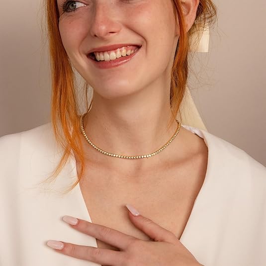 Tennis Necklace ｜ テニスネックレス・ゴールド