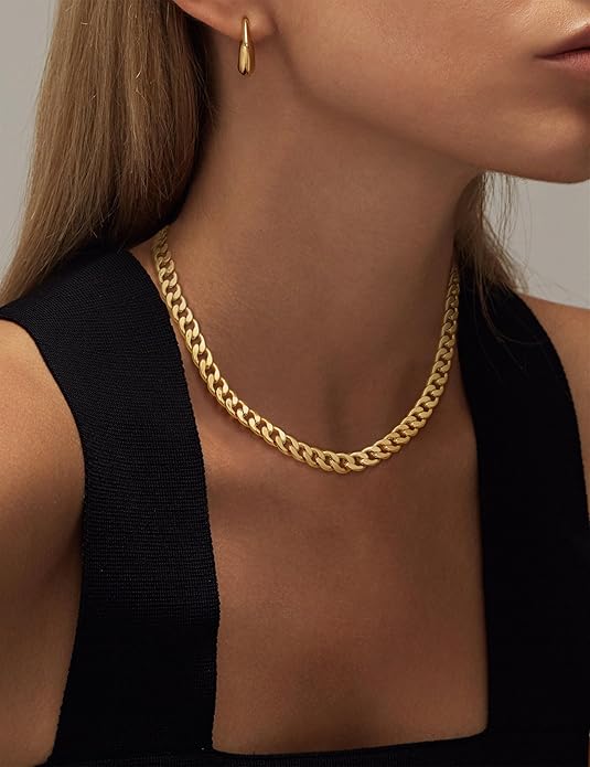 Chunky Cuban Link Necklace ｜ ネックレス・ゴールド