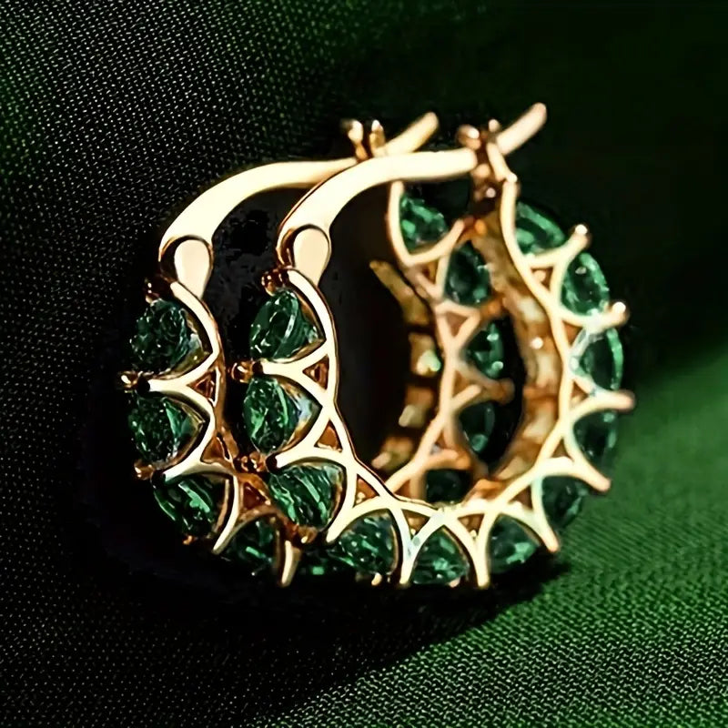 Elena Marlowe Hoop Earrings ｜ フープピアス・ホワイトゴールド