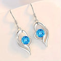 Eclipse Heart Drop Earrings ｜ ドロップピアス・ホワイトゴールド