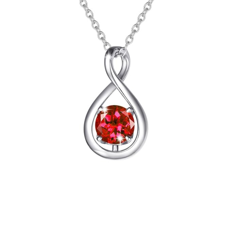 Ruby Infinity Pendant Necklace ｜ ペンダントネックレス・ホワイトゴールド