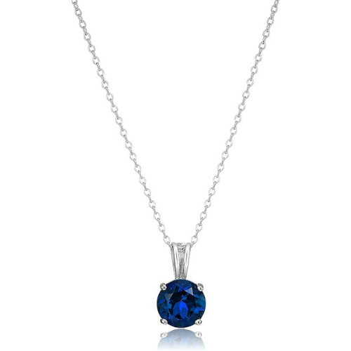 Round Cut Sapphire Necklace ｜ ネックレス・ホワイトゴールド