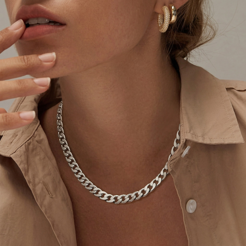 Chunky Cuban Link Necklace ｜ ネックレス・ゴールド