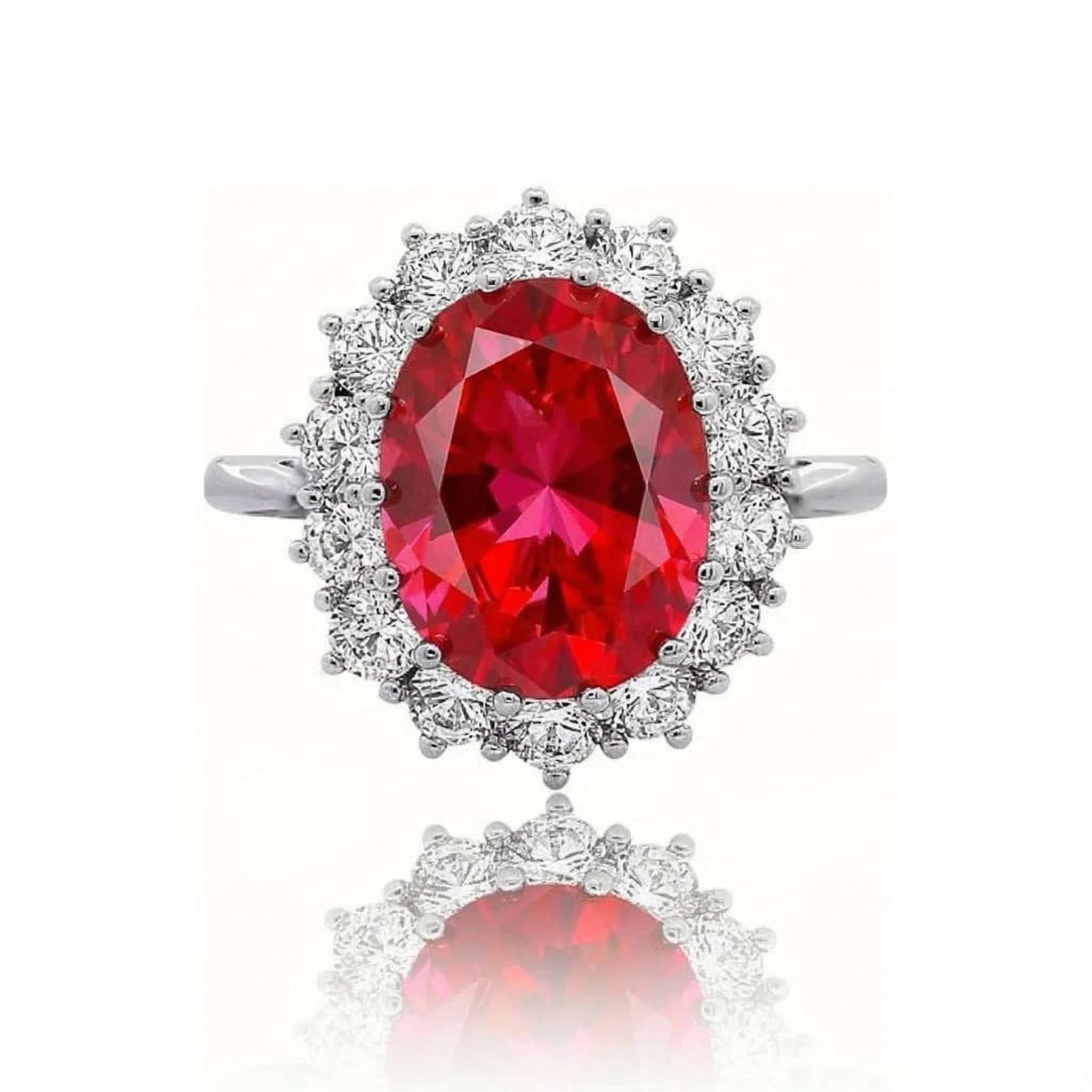 Scarlet Crown Ruby Ring ｜ ルビーリング・ホワイトゴールド