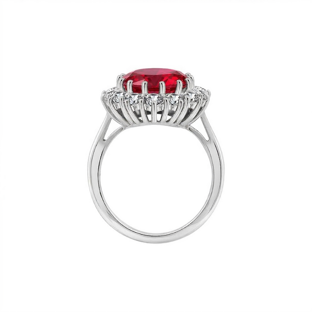 Scarlet Crown Ruby Ring ｜ ルビーリング・ホワイトゴールド