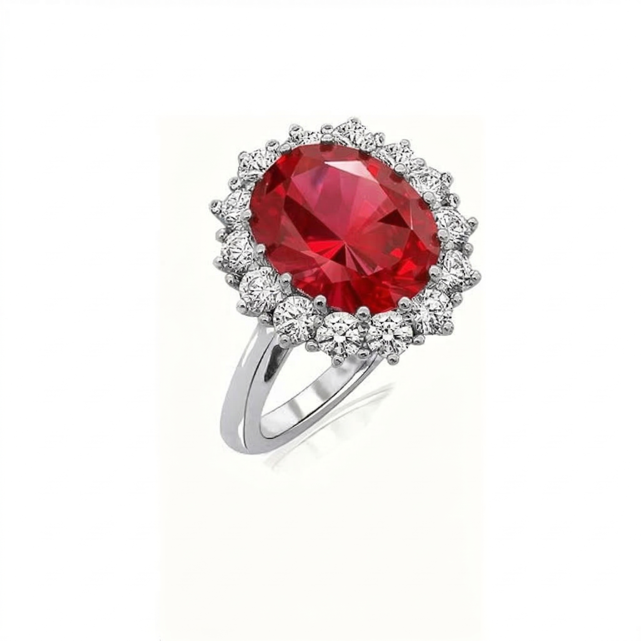 Scarlet Crown Ruby Ring ｜ ルビーリング・ホワイトゴールド