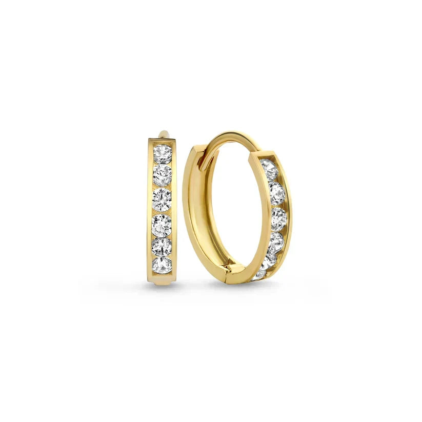 Dara Brillane Stone Earrings Set ｜ ピアス・ゴールド