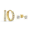 Dara Brillane Stone Earrings Set ｜ ピアス・ゴールド
