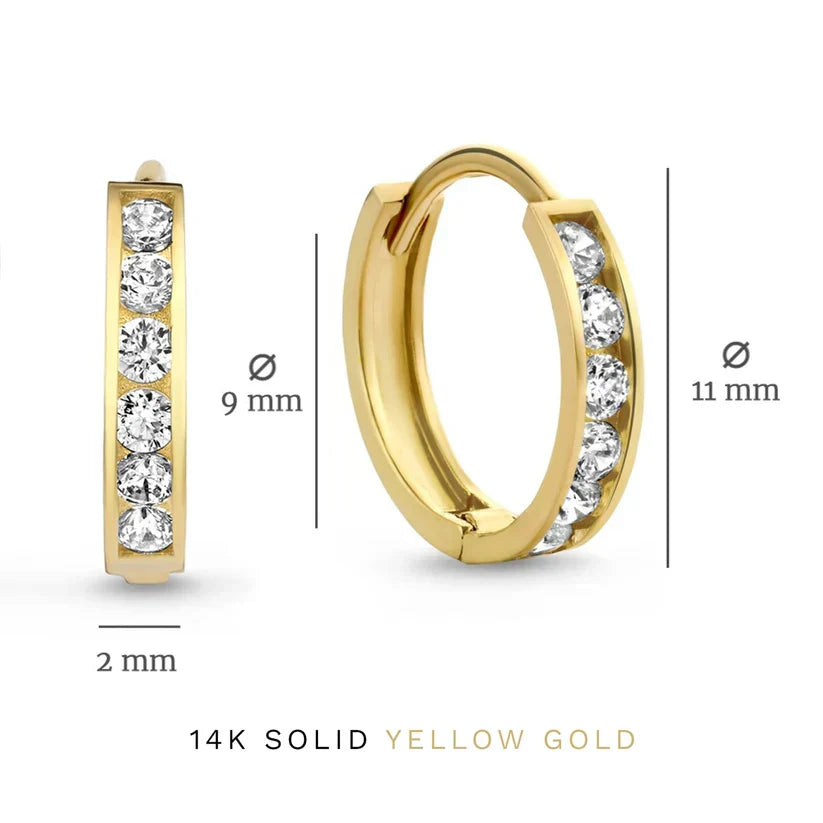 Dara Brillane Stone Earrings Set ｜ ピアス・ゴールド