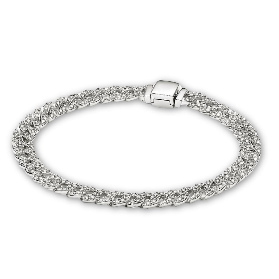 Pave Cuban Bracelet ｜ ブレスレット・ゴールド