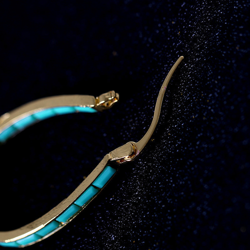 Caspian Edge Hoops ｜ フープピアス・ゴールド