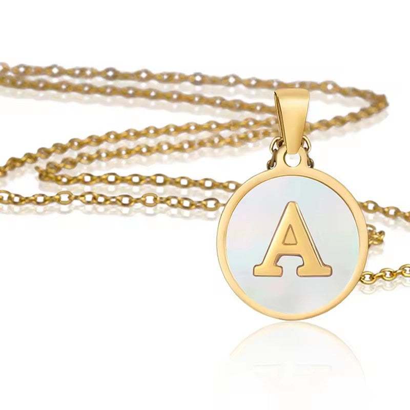 Monette Initial Necklace ｜ イニシャルネックレス・ゴールド