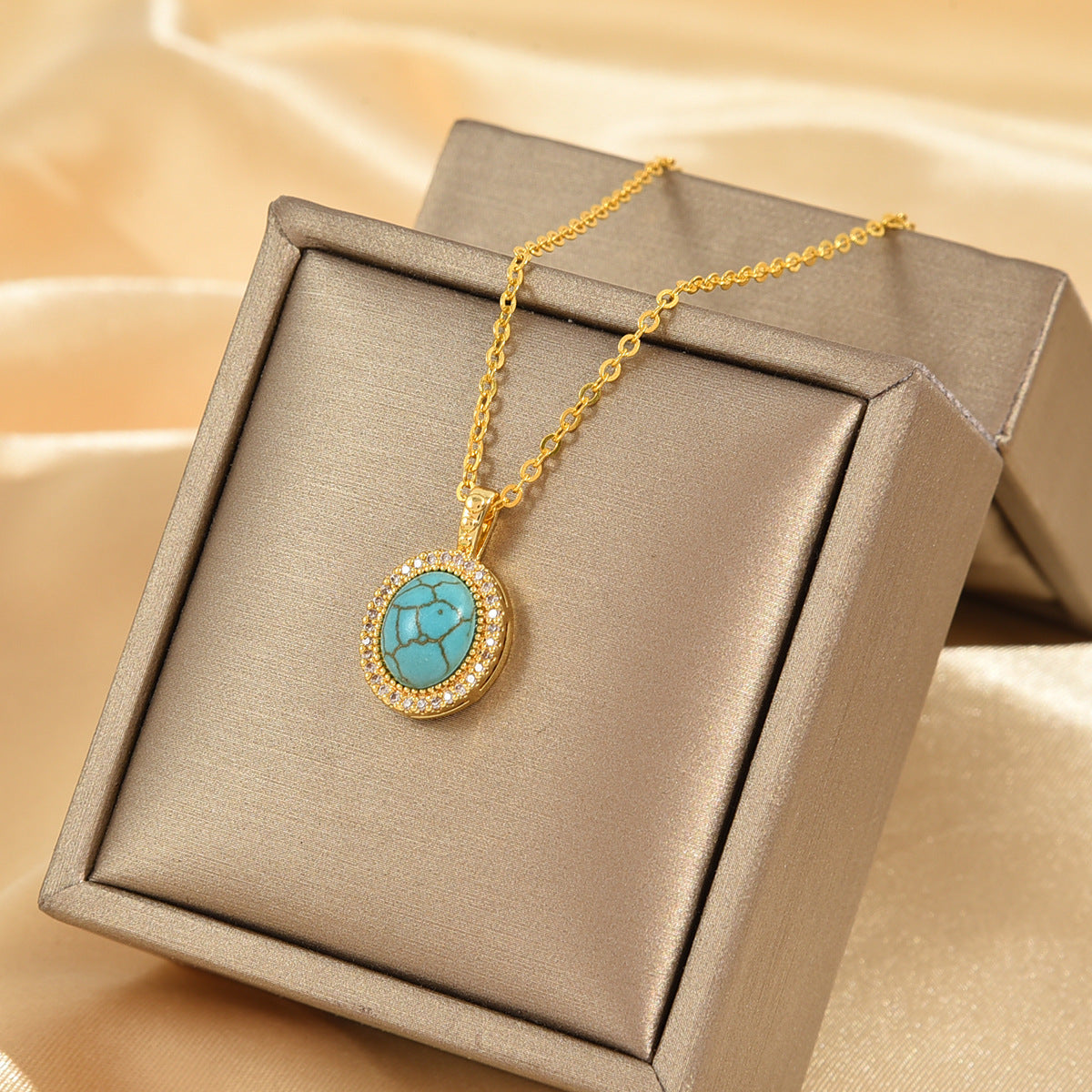 Calysse Azure Bloom Necklace ｜ ネックレス・ゴールド