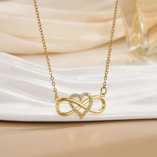 Love Knot Infinity Necklace ｜ ネックレス・ゴールド