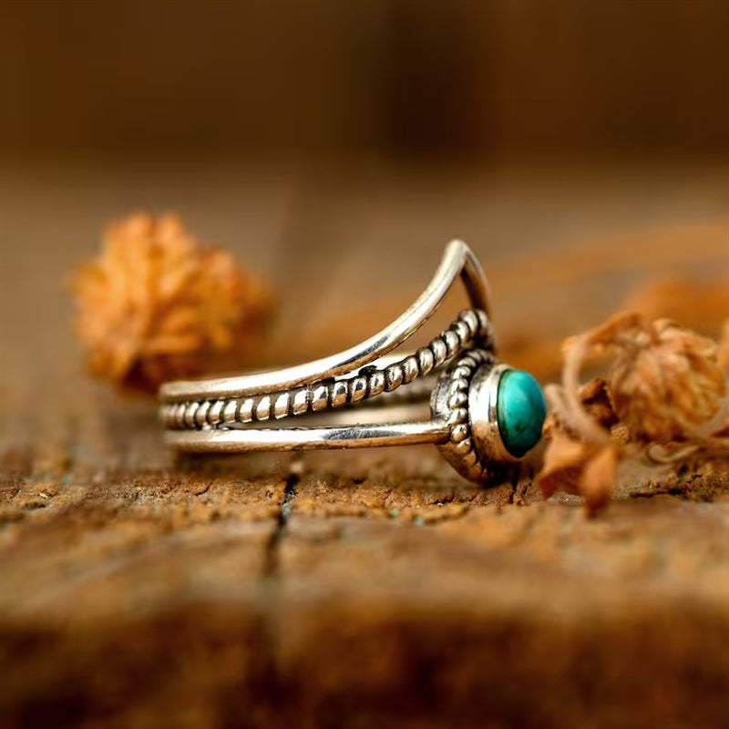 Velora Turquoise Beaded Ring ｜ リング・ゴールド