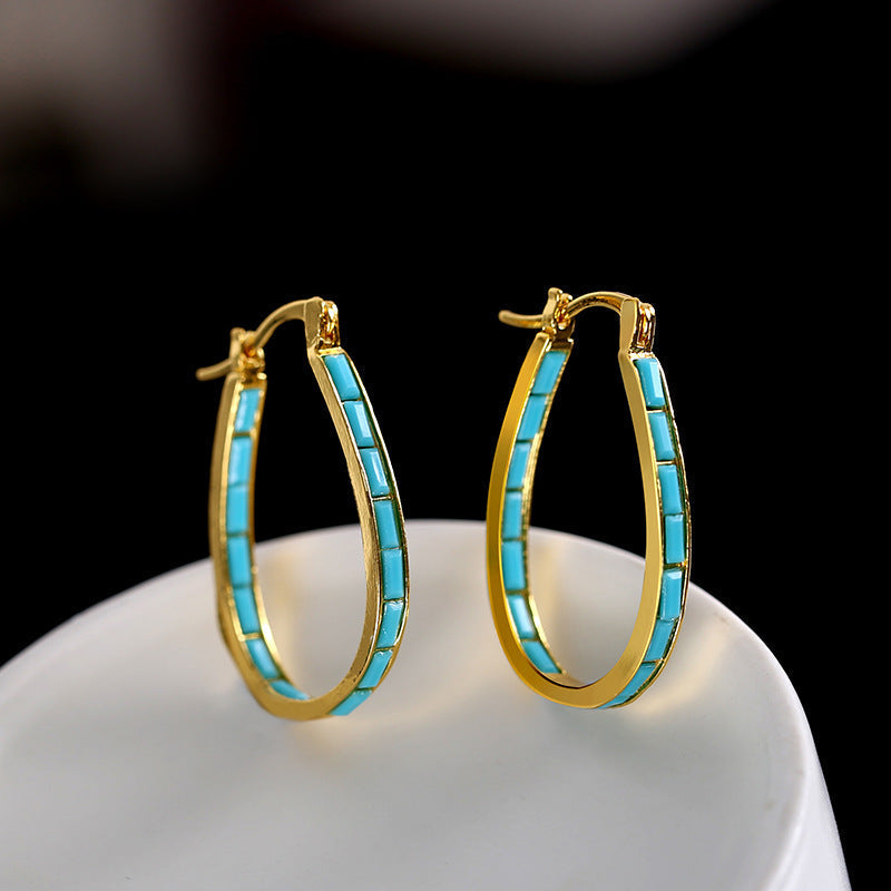 Caspian Edge Hoops ｜ フープピアス・ゴールド
