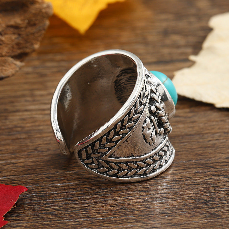 Ravik Stone Open Ring ｜ リング・ホワイトゴールド