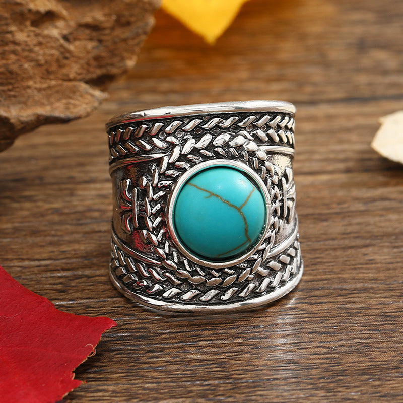 Ravik Stone Open Ring ｜ リング・ホワイトゴールド
