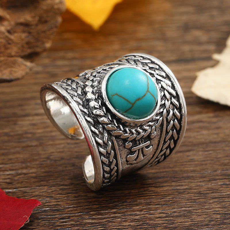 Ravik Stone Open Ring ｜ リング・ホワイトゴールド