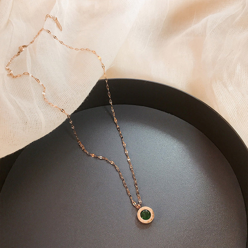 Emerald Dial Necklace ｜ ネックレス・ゴールド
