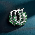 Elena Marlowe Hoop Earrings ｜ フープピアス・ホワイトゴールド