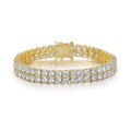 Double Row Tennis Bracelet ｜ テニスブレスレット・ゴールド