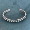 Talisse Turquoise Open Bracelet ｜ バングル・ホワイトゴールド