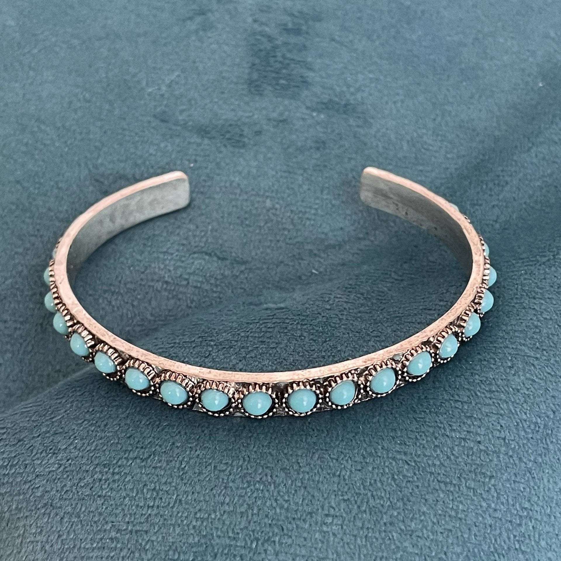 Talisse Turquoise Open Bracelet ｜ バングル・ホワイトゴールド