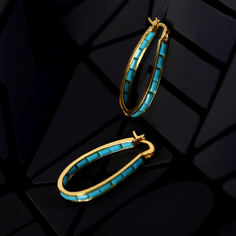 Caspian Edge Hoops ｜ フープピアス・ゴールド