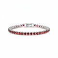 Ruby Tennis Bracelet ｜ テニスブレスレット・ホワイトゴールド