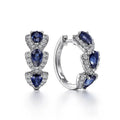 Royal Sapphire Crest Earrings ｜ ピアス・ホワイトゴールド