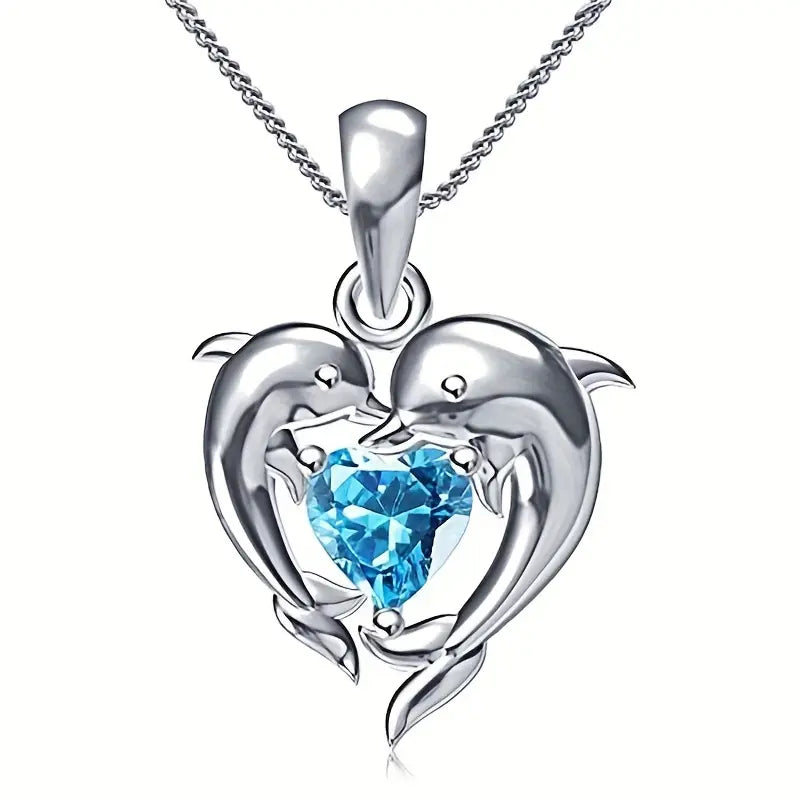 Oceanheart Twins Necklace ｜ ネックレス・ホワイトゴールド