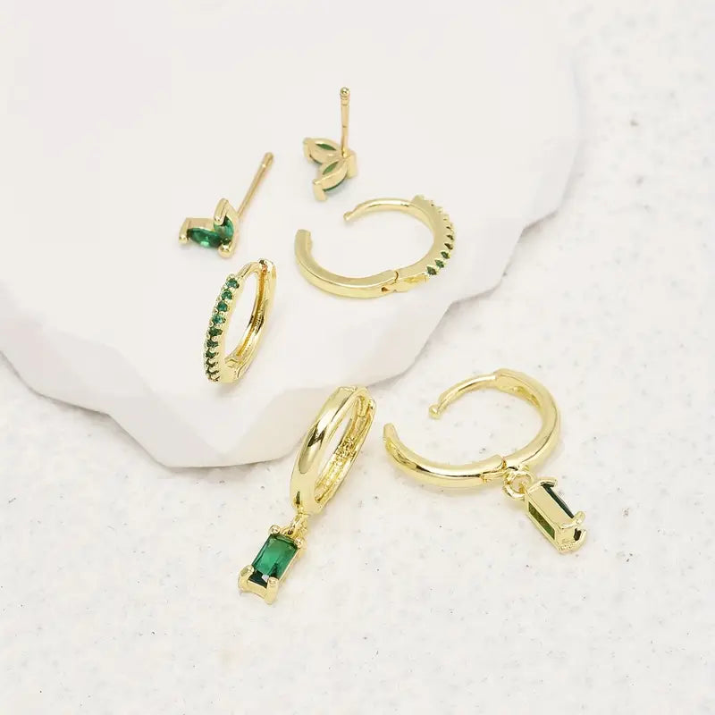 Fiorenza Viridelle Earrings Set ｜ ピアスセット・ゴールド