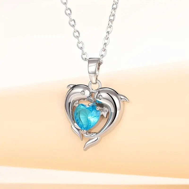 Oceanheart Twins Necklace ｜ ネックレス・ホワイトゴールド